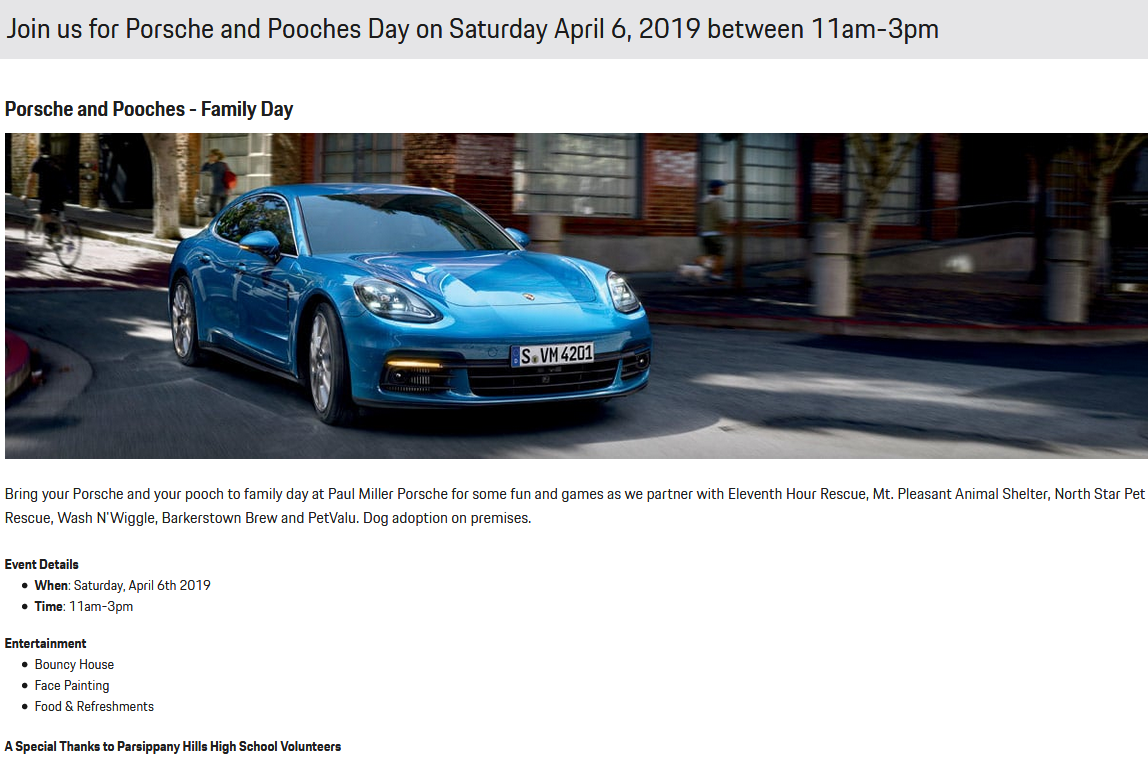 2019-03-27 12_54_46-Join us for Porsche and Pooches Day on Saturday April 6, 2019 between 11am-3pm _